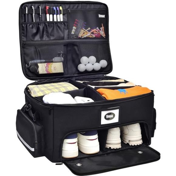 Golf Trunk Organizer Storage Bag Truck Locker Collapsible Storage Portable - Picture 1 of 5